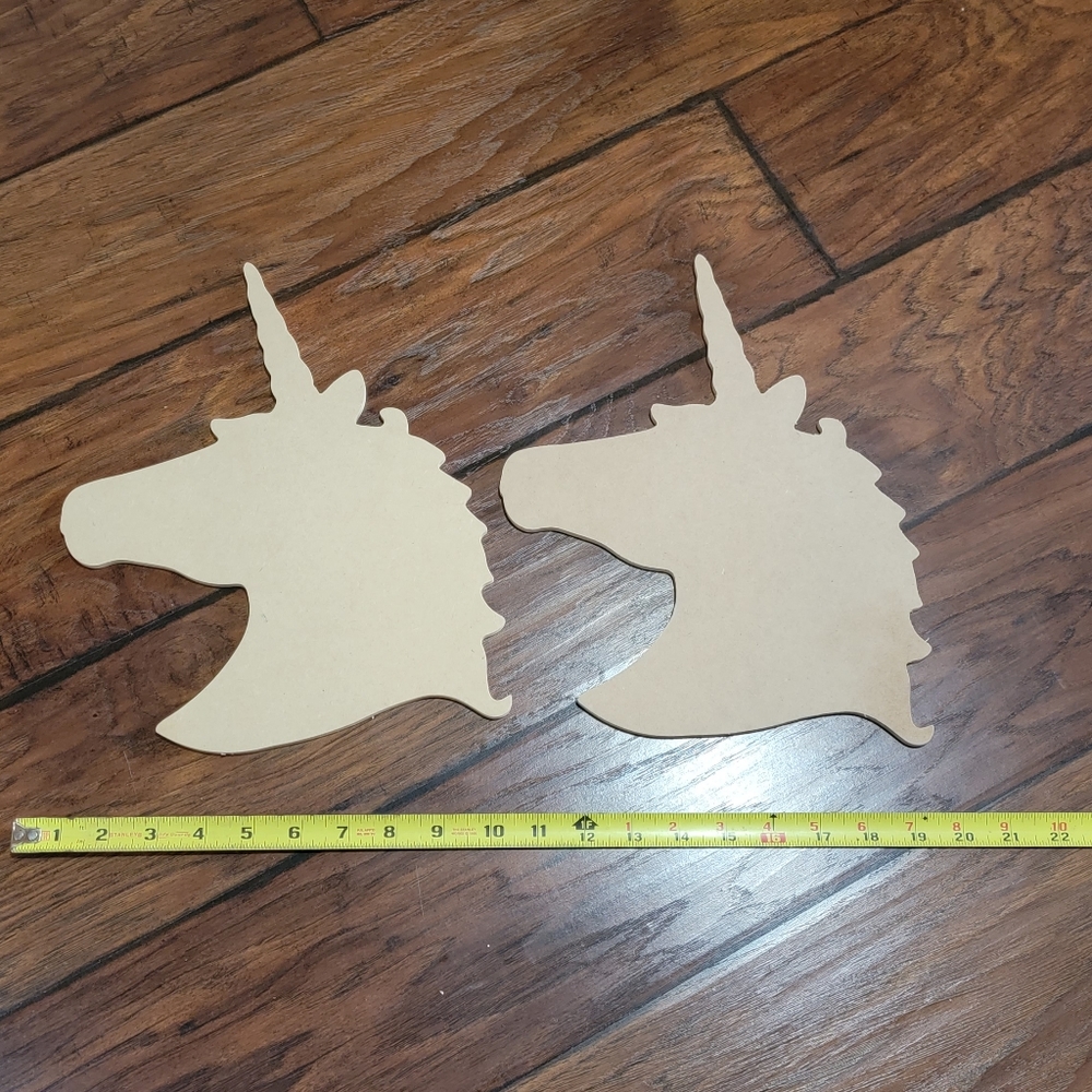 Wooden unicorn heads - Picture 5 of 6